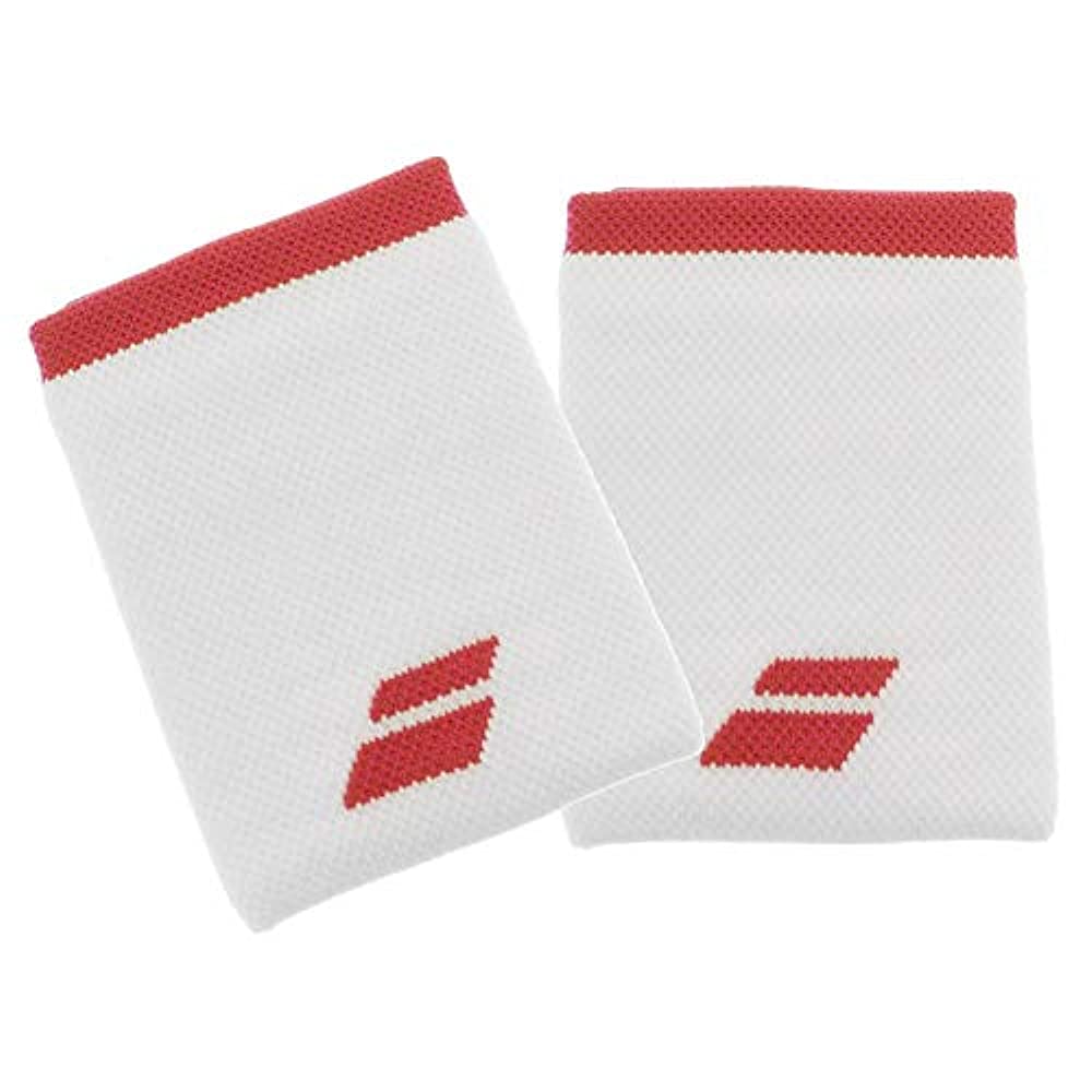 POIGNETS EPONGE BABOLAT Blanc/Rouge